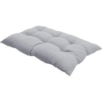 Light Grey Tufted Bench Cushion - 2 Sizes | Wowcher