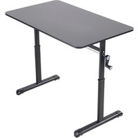 Height-Adjustable Desk with Manual Knob Lift | Wowcher