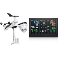 WiFi Digital Weather Station with Solar-Powered 7-in-1 Sensor | Wowcher