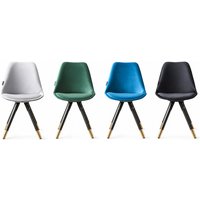 Set of 2 Sofiya Velvet Dining Chairs | Wowcher