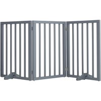 Foldable Wooden Indoor Pet Gate | Wowcher