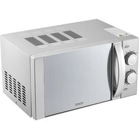 700W 20L Stainless Steel Microwave with 6 Power Levels | Wowcher