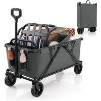 170L Collapsible Foldable Wagon Cart | Wowcher