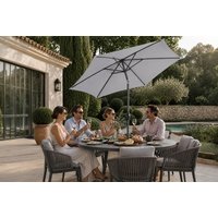Hartman Balearic 2.7m Parasol - Dark Grey or Dove | Wowcher