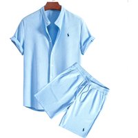 Ralph Lauren- Men's Beach Shirt & Shorts Set | Wowcher