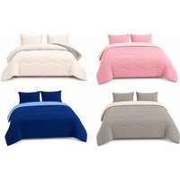10.5 Tog Coverless & Reversible Duvet Set with Quilted Pillowcase | Wowcher