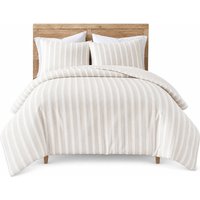 Woven Waffle Duvet Cover Set with Pillowcase | Wowcher