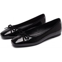 Black/36: Women's Square Toe Ballet Flats | Wowcher