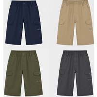 M-4XL Men's Cargo Capri Shorts | Wowcher