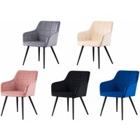 Cambrils Velvet Dining Chair - Set of 4 | Wowcher