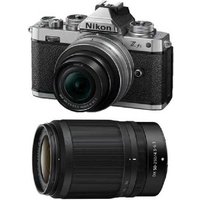 Nikon Z fc Mirrorless Camera Kit With Silver 16-50mm and 50-250mm Lenses | Wowcher