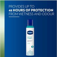 Vaseline Sensitive Deodorant Spray Fresh & Dry 250ml, 3 Pack - Fresh Unisex Body Fragrance | Wowcher