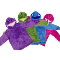 Kids' Fleece Animal Hooded Blanket Hoodie - Unisex, Soft, One Size, Cute Designs | Things To Do