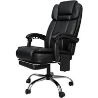 PRICE DROP! Ergonomic Office Massage Chair with 7-Point Vibration and Footrest | Wowcher