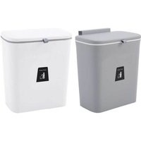 Hanging Kitchen Compost Bin with 9L Capacity | Wowcher