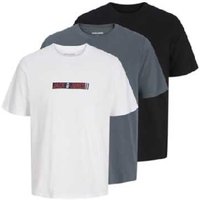Jack & Jones Munk Tee Ss Crew Neck 3pk Mp | Wowcher