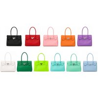 Bright green: Birkin- Women's Jelly Handbag with Spacious Main Compartment | Wowcher