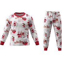 Unisex Black Family-Matching Santa Reindeer Christmas Pyjama Set | Wowcher