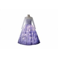 Unisex 3/130CM/UK9-10Y: Glowing Fairy Tale Princess Mesh Dress | Wowcher