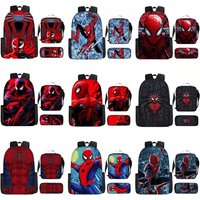 Spider Man 3-Piece School Set with Backpack, Lunch Bag, Pencil Case | Wowcher