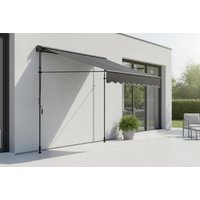 Manual Retractable Awning with Adjustable Height - 3 Colours | Wowcher