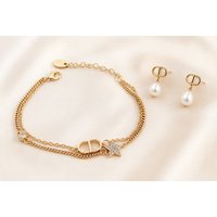 Women's Earrings and Bracelet Set | Wowcher