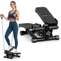 Mini Hydraulic Stepper with Resistance Bands | Wowcher
