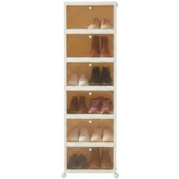 Space-Saving Shoe Storage Cabinet | Wowcher