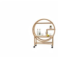 Mataram Rattan Bar Trolley | Wowcher