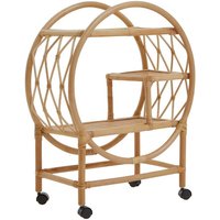 Mataram Rattan Bar Trolley | Wowcher