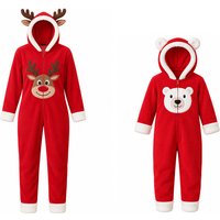 Unisex Black Matching Family Christmas Onesie Pyjamas | Wowcher