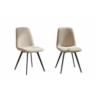Ashford Chenille Dining Chairs Set of 2 | Wowcher