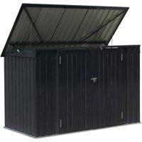 Outdoor Storage Shed for Rubbish Bins, Bikes & Garden Tools - 2 Colours | Wowcher