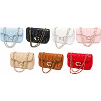 Unisex Black: Coach Quilted Tabby Shoulder Bag | Wowcher