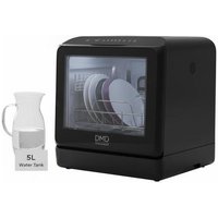 DMD Countertop Dishwasher, Touch Screen, 6 Programmes, 5L Built-In Water Tank