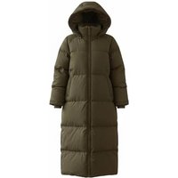 XL / Light Blue: Stay Warm in Style: Women's Long Hooded Cotton Jacket by Oberobiz | Wowcher