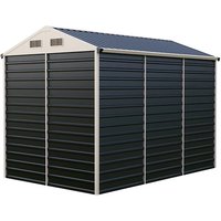 6ft x 8ft Metal Garden Shed with Lockable Door & Apex Roof | Wowcher
