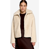 Plüschjacke mit Reißverschluss