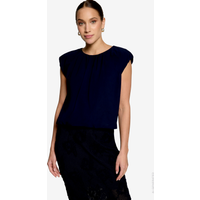 Cropped-Shirt mit Rundhalsausschnitt