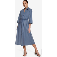 Hemdblusenkleid mit 3/4 Arm