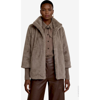 Plüschjacke mit Knöpfen