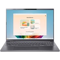 Acer Aspire 16 AI Ultrabook/Laptop, A16-61M, 16" WUXGA 120Hz, AMD Ryzen AI 7 345, 32GB RAM, 1TB SSD, Radeon Graphics, Windows 11 Home, Grau