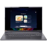 Acer Aspire 16 AI OLED Laptop/Ultrabook, A16-61M, 16 Zoll OLED Display 2048x1280 120 Hz, AMD Ryzen 7 350, 16 GB RAM, 1 TB SSD, Radeon Graphics, Windows 11 Home, Grau