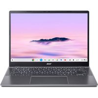 Acer Chromebook Plus 514, CB514-5HT, Chromebook, 14 Zoll WUXGA 1920 x 1200 60 Hz, Intel Core 5 120U, 8 GB RAM, 256 GB SSD, ChromeOS, Deutsch, Grau