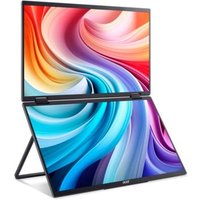 Acer PD3, Tragbarer Dual-Screen Monitor mit Touch, PD163QT, Schwarz