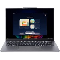 Acer Swift Go 14 AI OLED, SFG14-64, Ultrabook/Laptop, 14" 1.9K OLED, AMD Ryzen 5, 16GB RAM, 512GB SSD, Radeon Graphics, Windows 11 Home, Silber