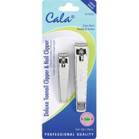 Cala Accesorios Deluxe Toenail Clipper &Nail Clipper 2pcs