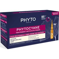 Phyto Phytocyane Traitement Anti-Chute Femme Chute Réactionelle 12x5ml