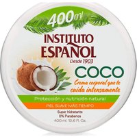 Intituto Español Crème corporelle super hydratante à la noix de coco 400ml