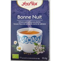 Yogi Tea Infusion Ayurvédique Bonne Nuit Bio 17 sachets